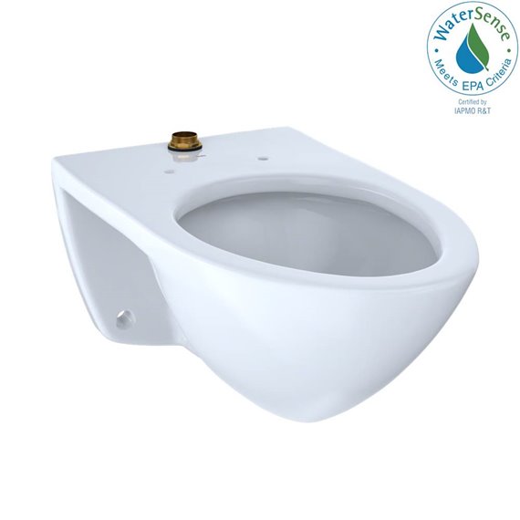 TOTO CT708U Commercial Flushometer Ultra High Efficiency Elongated Toilet Cotton