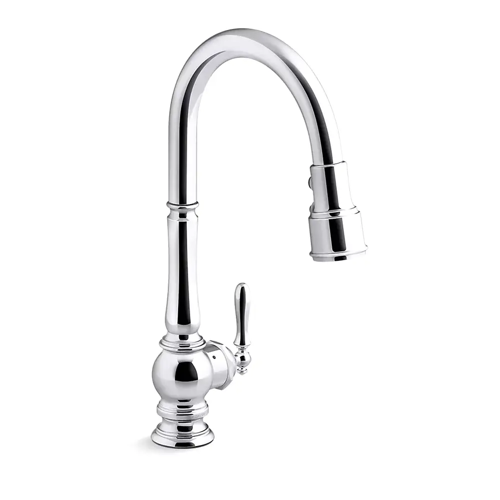 Kohler 29709-WB-CP Artifacts Touchless Pull Down Kitchen Sink Faucet Polished Chrome