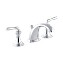Kohler 394-4-CP Devonshire Widespread Bathroom Sink Faucet With Lever Handles