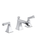 Kohler 454-4V-CP Memoirs Stately Widespread Lavatory Faucet With Deco Lever Handles Polished Chrome