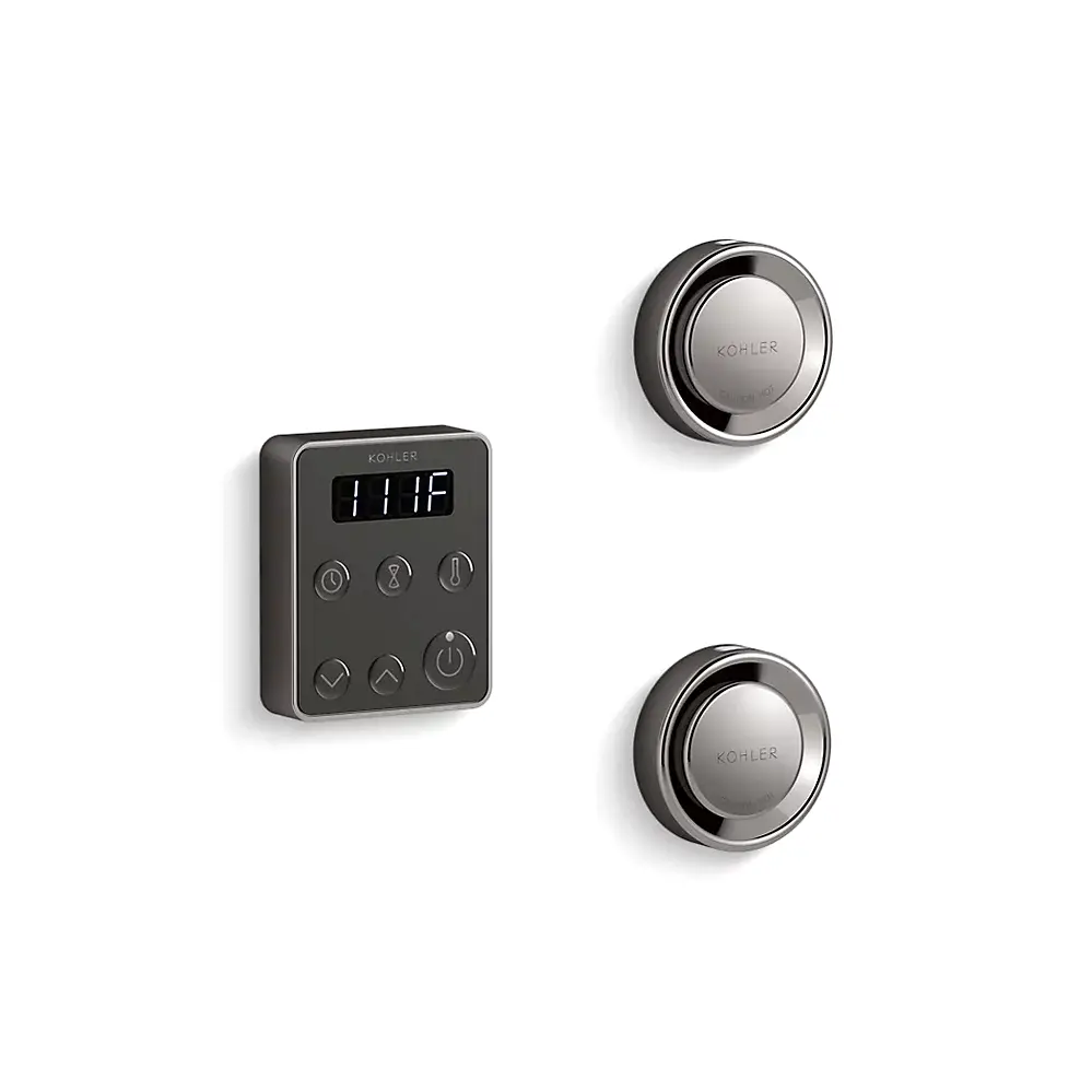 Kohler 5558-TT Invigoration Series Tandem Steam Generator Control Kit Vibrant Titanium