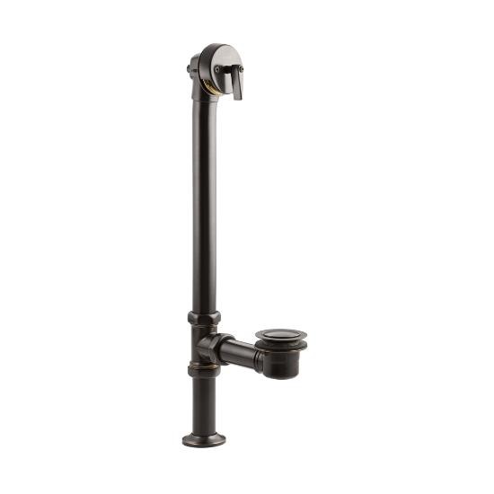 Kohler 7159-2BZ Vintage Pop-Up Bath Drain For Above-The-Floor And Free-Standing Installations