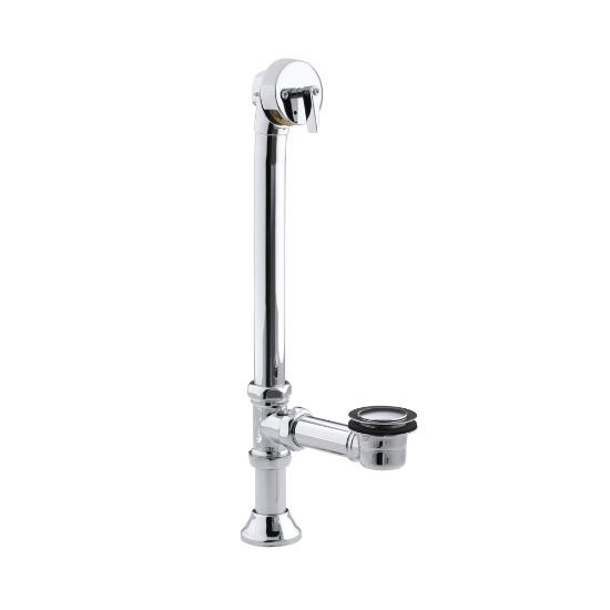 Kohler 7178-CP Clearflo Decorative 1-1/2 Adjustable Pop-Up Bath Drain For Revival 5' Whirlpool With Tailpiece