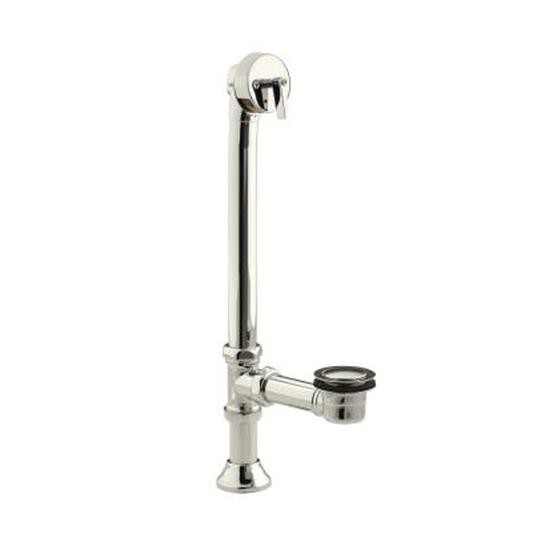 Kohler 7178-SN Clearflo Decorative 1-1/2 Adjustable Pop-Up Bath Drain For Revival 5' Whirlpool With Tailpiece