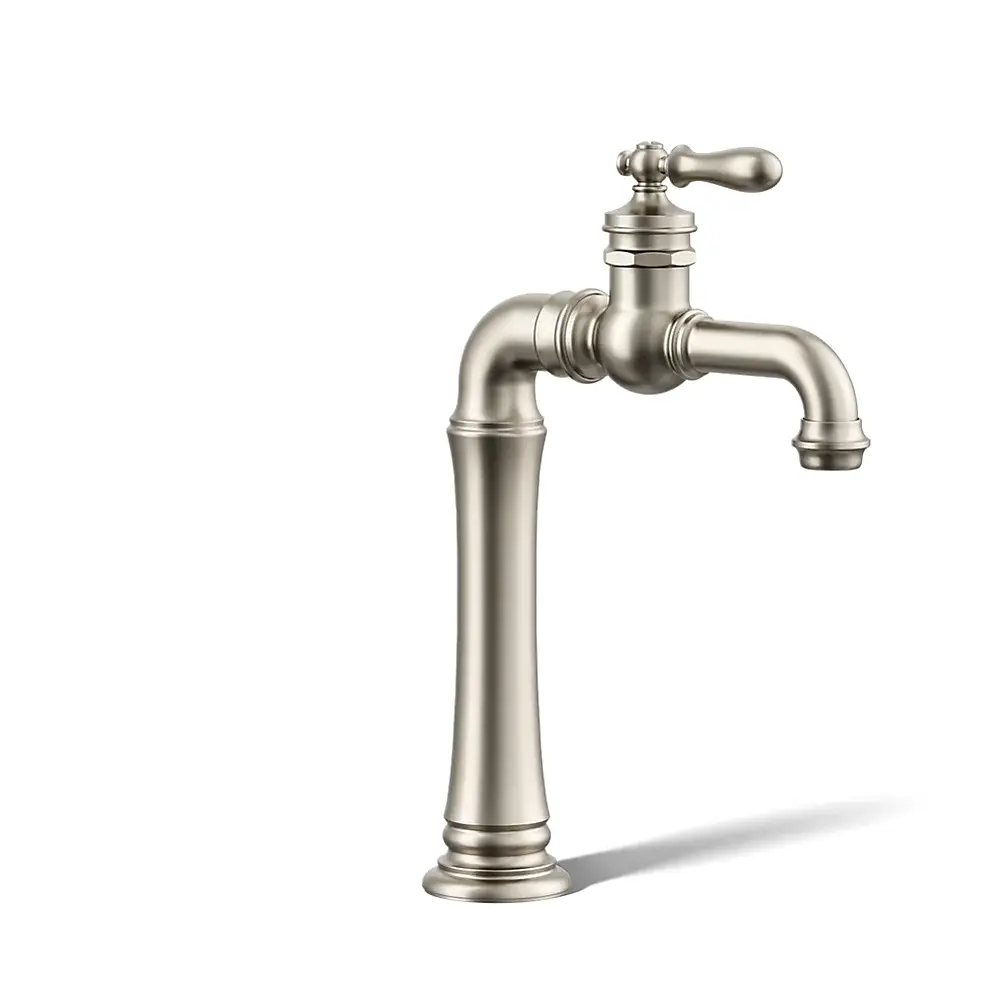 Kohler 72763-9M-BN Artifacts Gentlemens Single Handle Bathroom Faucet Vibrant Brushed Nickel