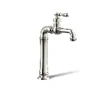 Kohler 72763-9M-SN Artifacts Gentlemens Single Handle Bathroom Faucet Vibrant Polished Nickel