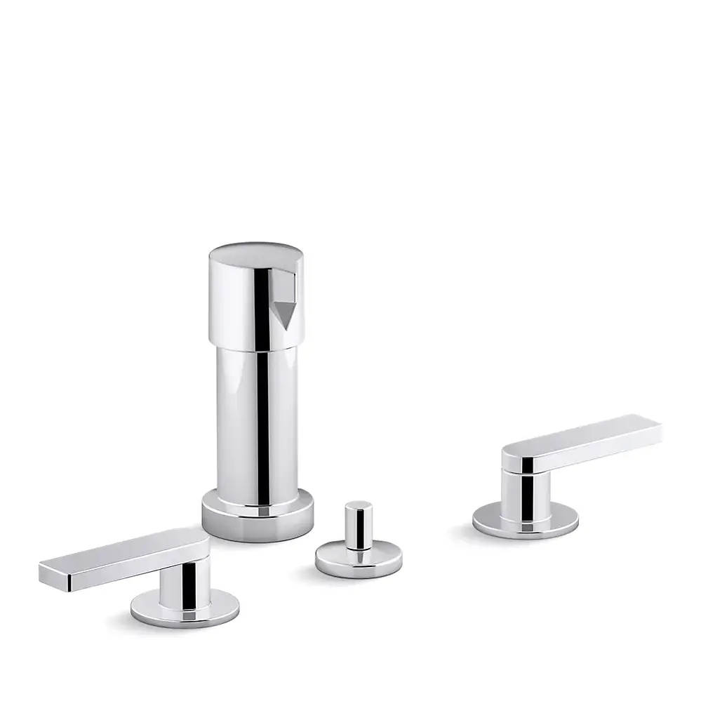 Kohler 73077-4-CP Composed Widespread Bidet Faucet Polished Chrome