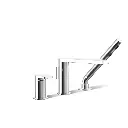 Kohler 73078-4-CP Composed Deck Mount Faucet With Handshower Polished Chrome