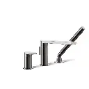Kohler 73078-4-TT Composed Deck Mount Faucet With Handshower Vibrant Titanium