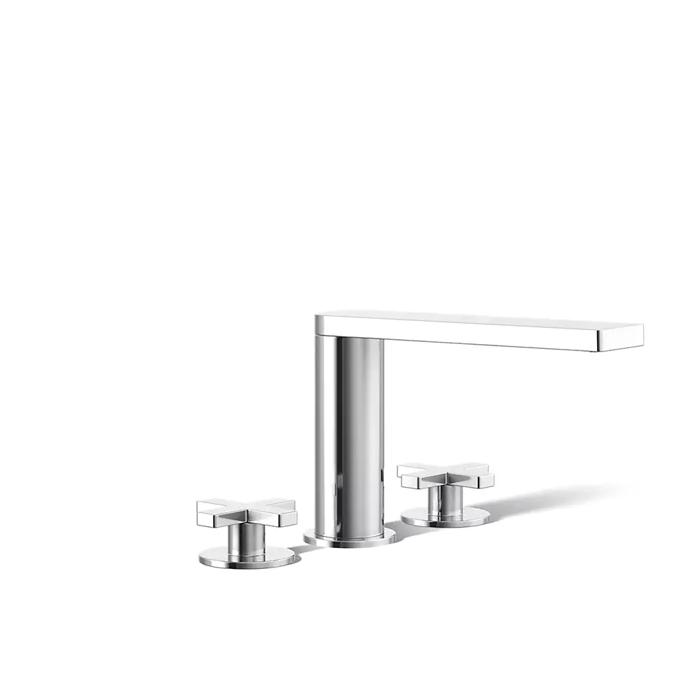 Kohler 73081-3-CP Composed Deck Mount Bath Faucet Cross Handles Polished Chrome