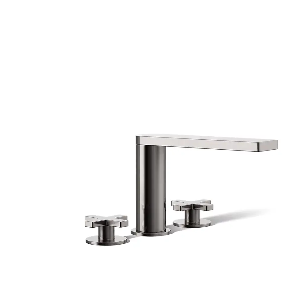 Kohler 73081-3-TT Composed Deck Mount Bath Faucet Cross Handles Vibrant Titanium