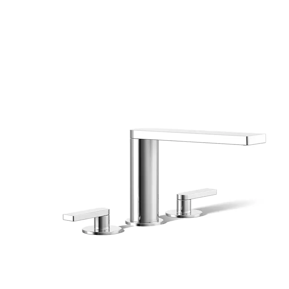Kohler 73081-4-CP Composed Deck Mount Bath Faucet Lever Handles Polished Chrome