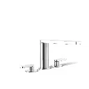 Kohler 73081-4-CP Composed Deck Mount Bath Faucet Lever Handles Polished Chrome