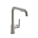 Kohler 7505-VS Purist Primary Pullout 3-Function Kitchen Faucet Vibrant Stainless Steel
