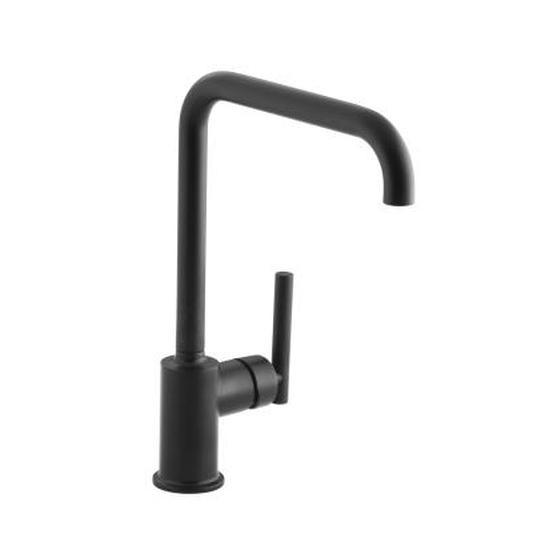 Kohler 7507-BL Purist Primary Swing Spout Kitchen Faucet Without Spray