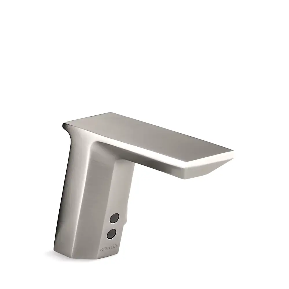 Kohler 7517-VS Geometric Touchless Single Hole Lavatory Faucet Vibrant Stainless
