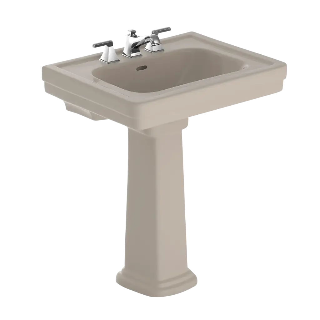 TOTO LPT530N#03 Promenade Single Hole Pedestal Lavatory Bone