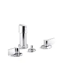 Kohler 77983-4-CP Components Widespread Bidet Faucet Lever Handles Polished Chrome