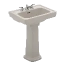 TOTO LPT532.8N#12 Promenade 8" Center Pedestal Lavatory Sedona Beige