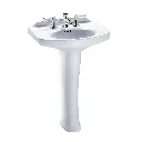 TOTO LPT642.4#01 Dartmouth 4" Center Pedestal Lavatory Cotton
