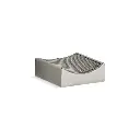 Kohler 924-BN Laminar Drip Tray With Removable Screen Vibrant Brushed Nickel
