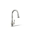 Kohler 99261-SN Artifacts Pull Down Kitchen Sink Faucet Vibrant Polished Nickel