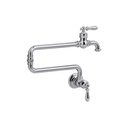 Kohler 99270-CP Artifacts Single-Hole Wall Mount Pot Filler Kitchen Sink Faucet With 22 Extended Spout