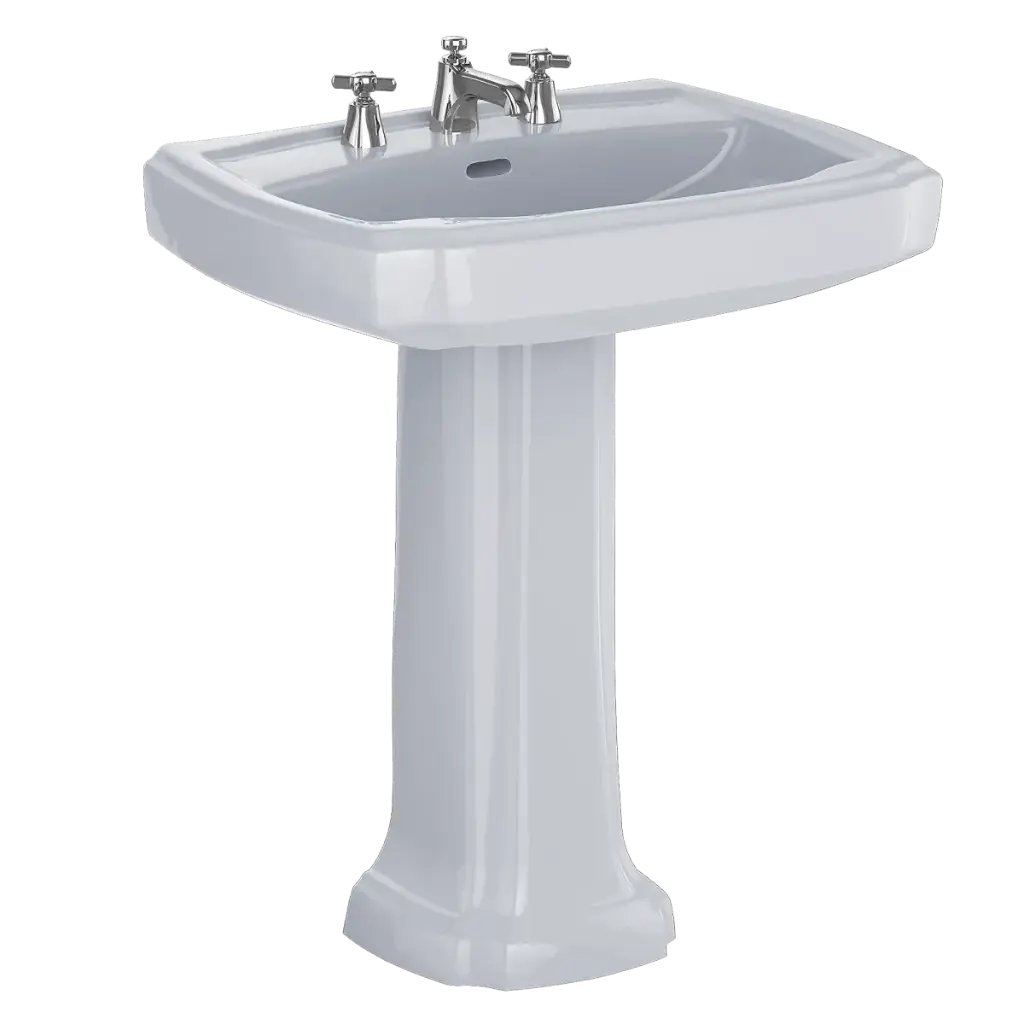 TOTO LPT970.8#01 Guinevere 27" Pedestal Lavatory Cotton