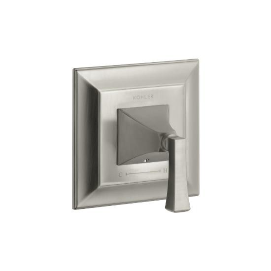 Kohler T10421-4V-BN Memoirs Thermostatic Valve Trim With Stately Design And Deco Lever Handle Valve Not Included