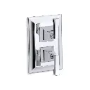 Kohler T10422-4V-CP Memoirs Stacked Valve Trim With Stately Design And Deco Lever Handles