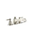 Kohler T13140-4A-BN Pinstripe Pure Deck Mount Bath Faucet Trim Vibrant Brushed Nickel