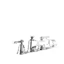 Kohler T13140-4A-CP Pinstripe Pure Deck Mount Bath Faucet Trim Polished Chrome