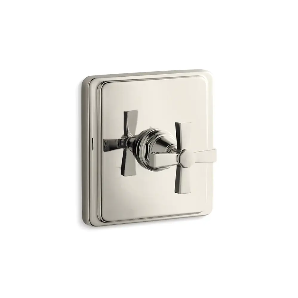 Kohler T13173-3A-SN Pinstripe Pure Thermostatic Valve Trim Vibrant Polished Nickel