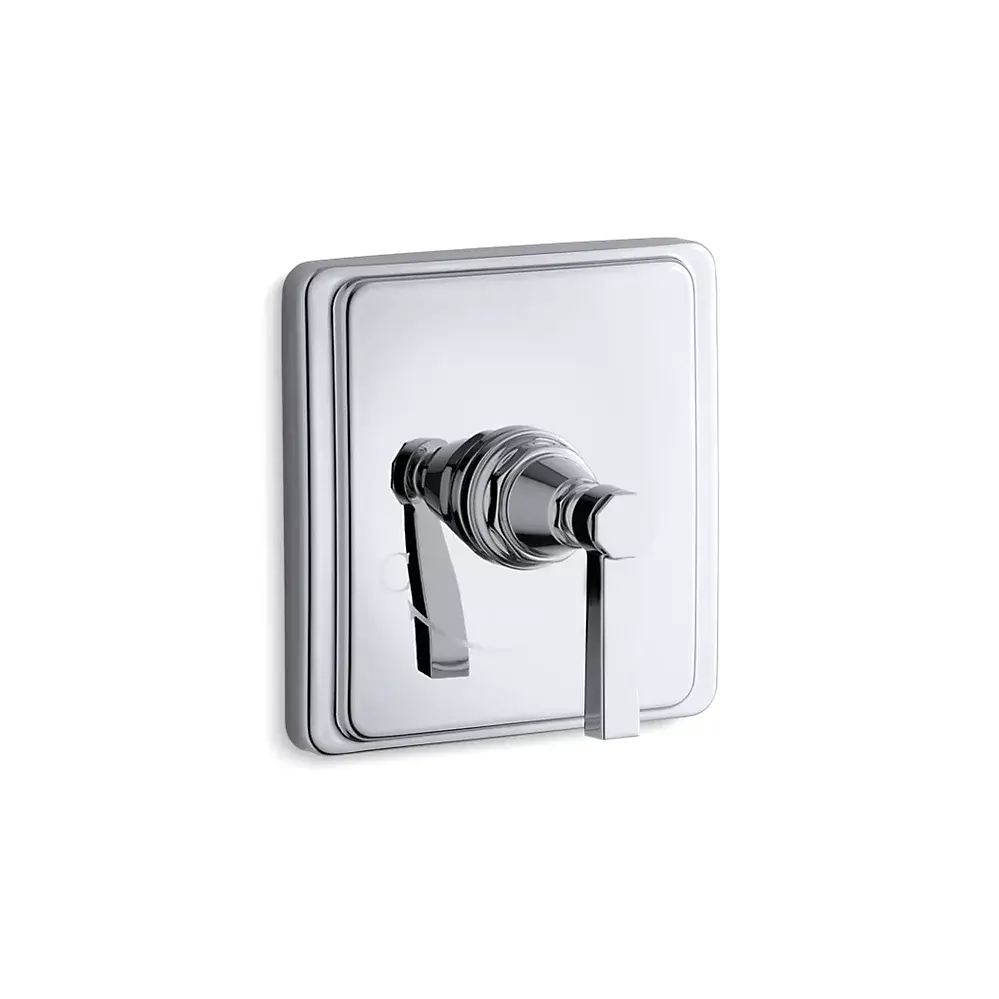 Kohler T13173-4A-CP Pinstripe Pure Thermostatic Valve Trim Polished Chrome