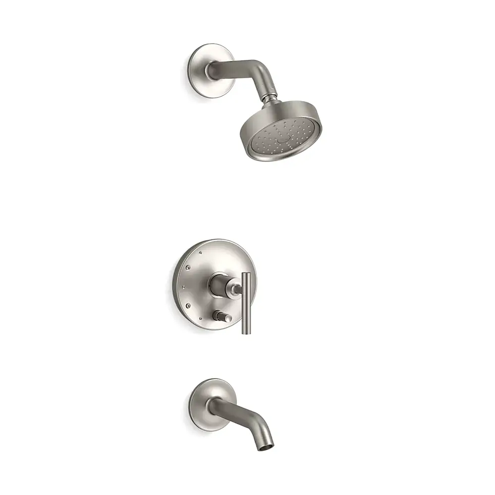 Kohler T14420-4G-BN Purist Rite-Temp Bath and Shower Trim Kit Vibrant Brushed Nickel