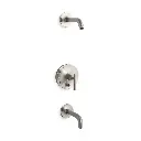 Kohler T14421-4L-BN Purist Rite-Temp Bath and Shower Trim Kit Vibrant Brushed Nickel