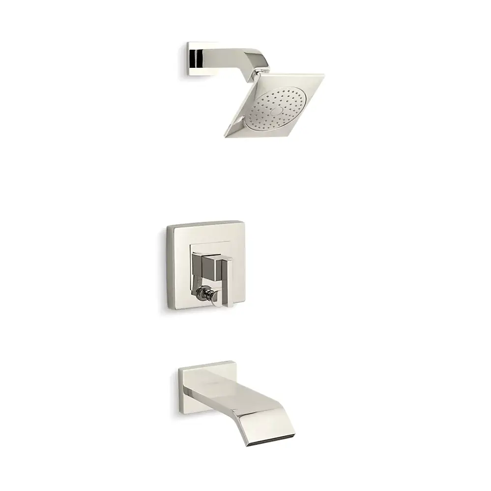 Kohler T14664-4-SN Loure Rite-Temp Bath Shower Trim Kit Vibrant Polished Nickel