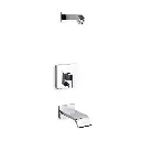 Kohler T14664-4L-CP Loure Rite-Temp Bath and Shower Trim Kit Polished Chrome
