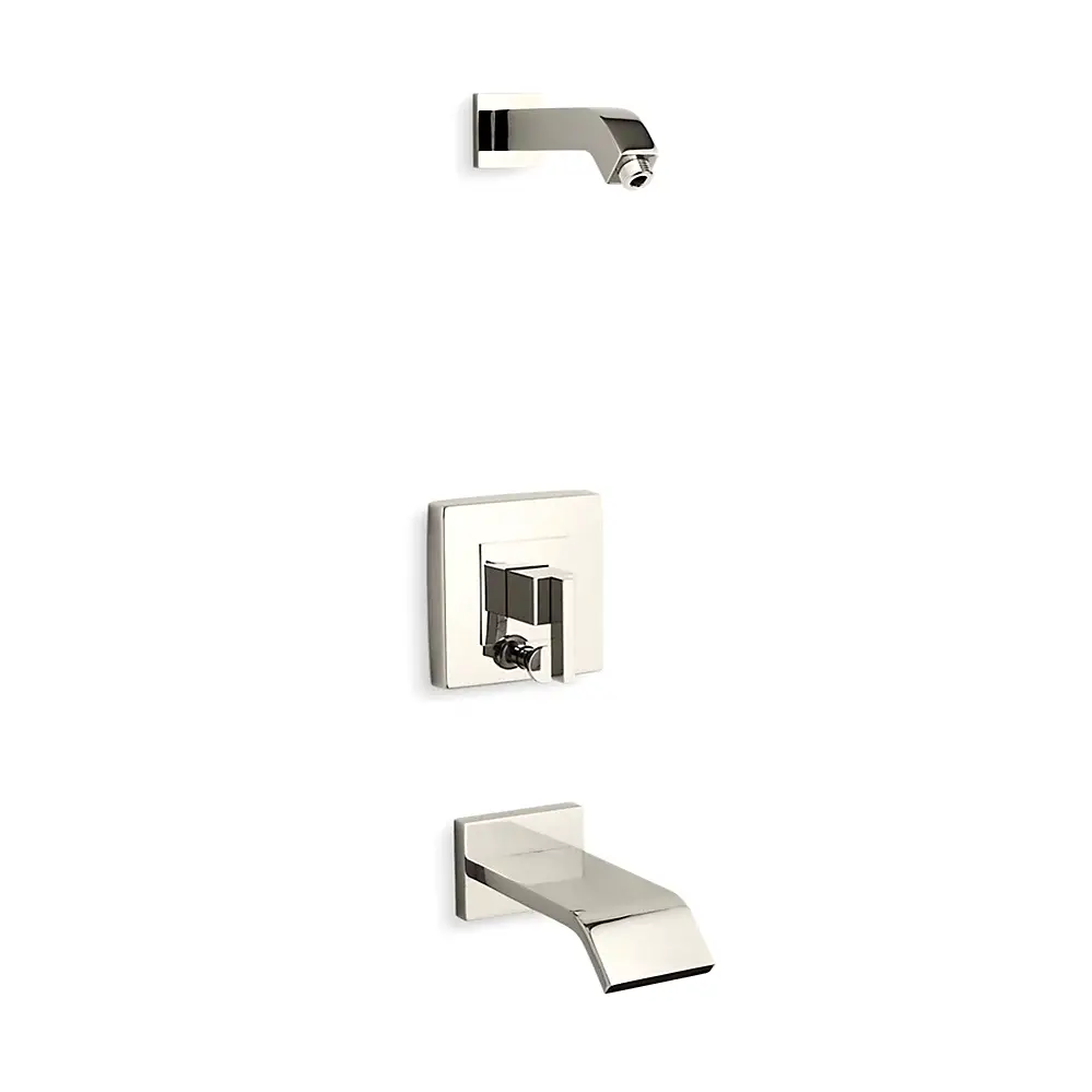 Kohler T14664-4L-SN Loure Rite-Temp Bath and Shower Trim Kit Vibrant Polished Nickel