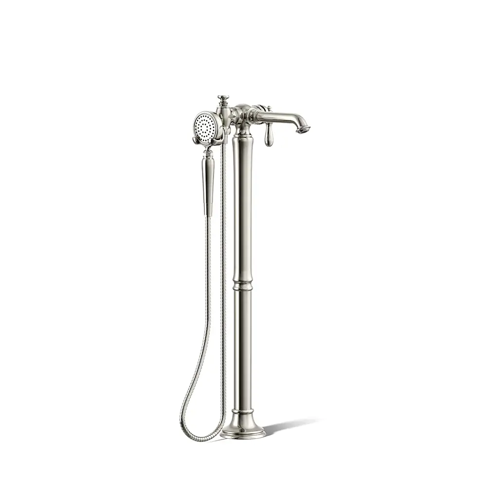 Kohler T72790-9M-SN Artifacts Freestanding Bath Faucet Trim Vibrant Polished Nickel