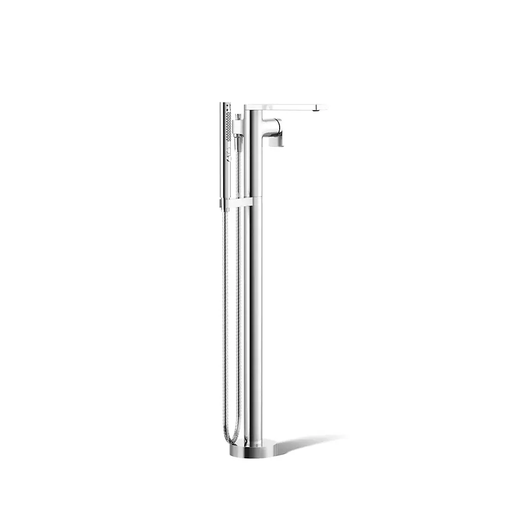 Kohler T73087-4-CP Composed Freestanding Bath Faucet Trim Polished Chrome