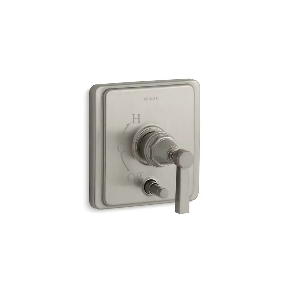 Kohler T98757-4A-BN Pinstripe Rite-Temp Valve Trim Vibrant Brushed Nickel