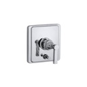 Kohler T98757-4A-CP Pinstripe Rite-Temp Pressure-Balancing Valve Trim With Diverter And Plain Lever Handle Valve Not Included