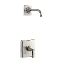 Kohler TLS13134-4A-BN Pinstripe Rite-Temp Shower Trim Kit Lever Handle Vibrant Brushed Nickel