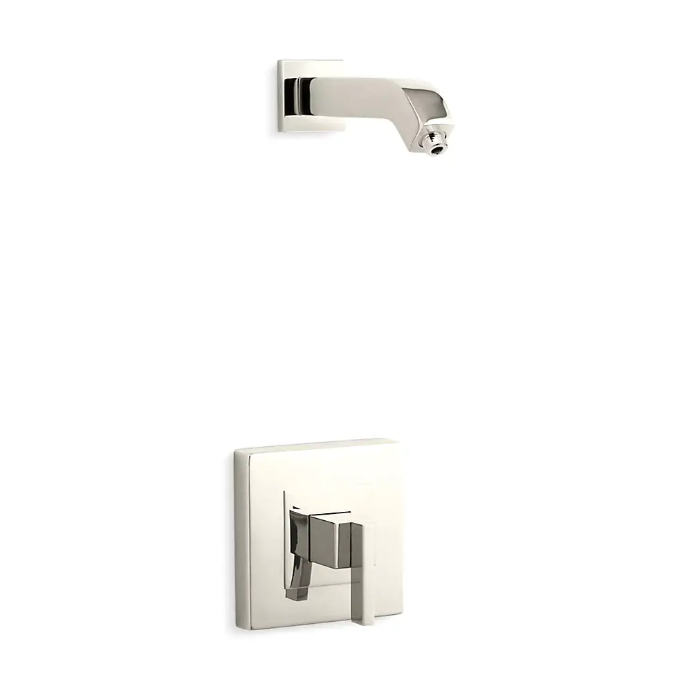 Kohler TLS14670-4-SN Loure Rite-Temp Shower Trim Kit Vibrant Polished Nickel