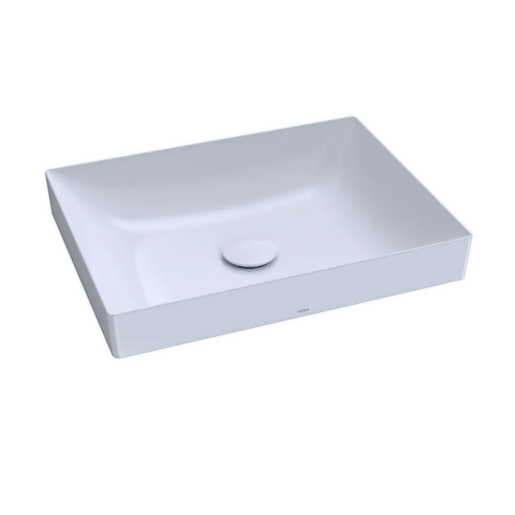 TOTO LT475GR#01 Kiwami 19-11/16" Rectangle Vessel Lavatory Cotton