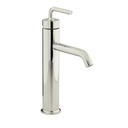 Kohler 14404-4A-SN Purist Tall Single Handle Bathroom Sink Faucet With Straight Lever Handle