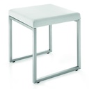 ICO-Z40334 **DISCONTINUED** 18" x 15.75" x 15.75" Cenius Stool Chrome