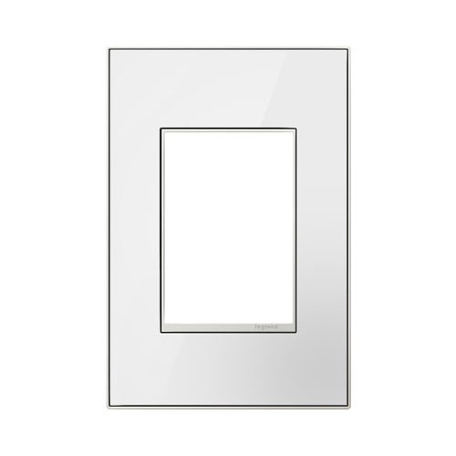 Legrand AWM1G3MW4 Mirror White 1 Gang Wall Plate