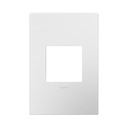 Legrand AWP1G2WHW10 Gloss White-on-White 1 Gang Wall Plate